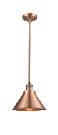 Franklin Restoration One Light Mini Pendant in Antique Copper (405|201S-AC-M10-AC)