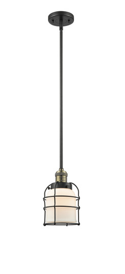 Franklin Restoration LED Mini Pendant in Black Antique Brass (405|201S-BAB-G51-CE-LED)