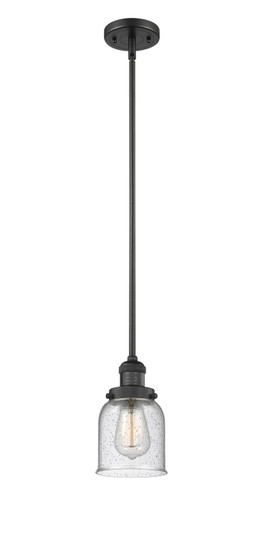 Franklin Restoration One Light Mini Pendant in Matte Black (405|201S-BK-G54)