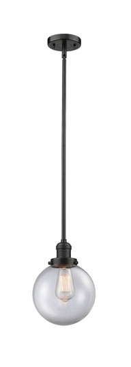 Franklin Restoration LED Mini Pendant in Oil Rubbed Bronze (405|201S-OB-G202-8-LED)