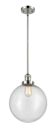 Franklin Restoration One Light Mini Pendant in Polished Nickel (405|201S-PN-G204-12)