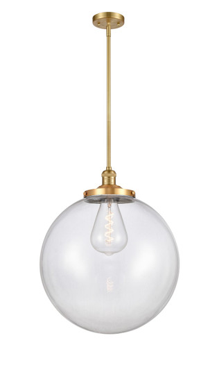 Franklin Restoration One Light Pendant in Satin Gold (405|201S-SG-G202-18)