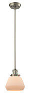 Franklin Restoration One Light Mini Pendant in Brushed Satin Nickel (405|201S-SN-G171)