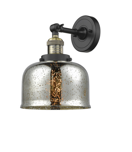 Franklin Restoration One Light Wall Sconce in Black Antique Brass (405|203-BAB-G78)