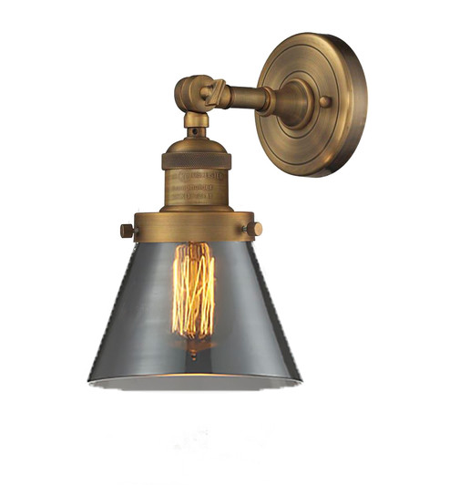 Franklin Restoration One Light Wall Sconce in Brushed Brass (405|203-BB-G63)