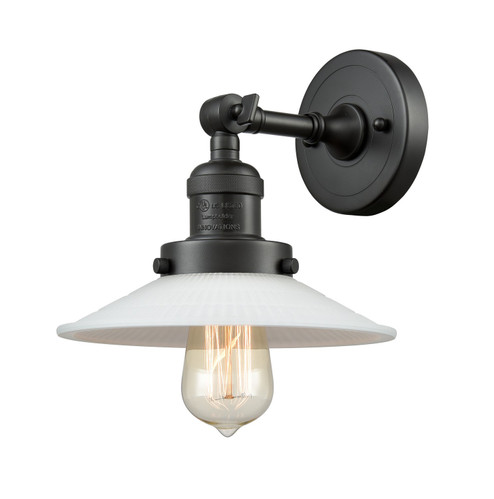Franklin Restoration LED Wall Sconce in Matte Black (405|203-BK-G1-LED)