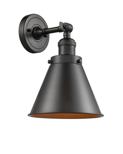 Franklin Restoration One Light Wall Sconce in Oil Rubbed Bronze (405|203-OB-M13-OB)