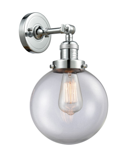 Franklin Restoration LED Wall Sconce in Polished Chrome (405|203-PC-G202-8-LED)