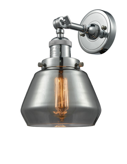 Franklin Restoration One Light Wall Sconce in Polished Nickel (405|203-PN-G173)