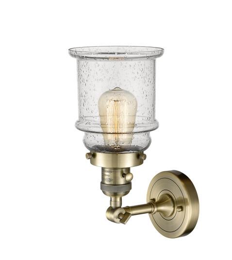 Franklin Restoration One Light Wall Sconce in Antique Brass (405|203SW-AB-G184)