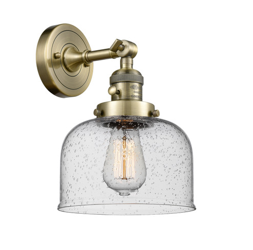 Franklin Restoration One Light Wall Sconce in Antique Brass (405|203SW-AB-G74)