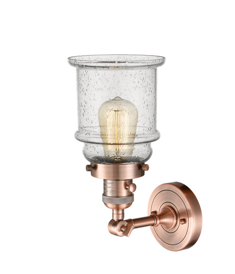 Franklin Restoration One Light Wall Sconce in Antique Copper (405|203SW-AC-G184)