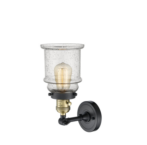 Franklin Restoration One Light Wall Sconce in Black Antique Brass (405|203SW-BAB-G184)