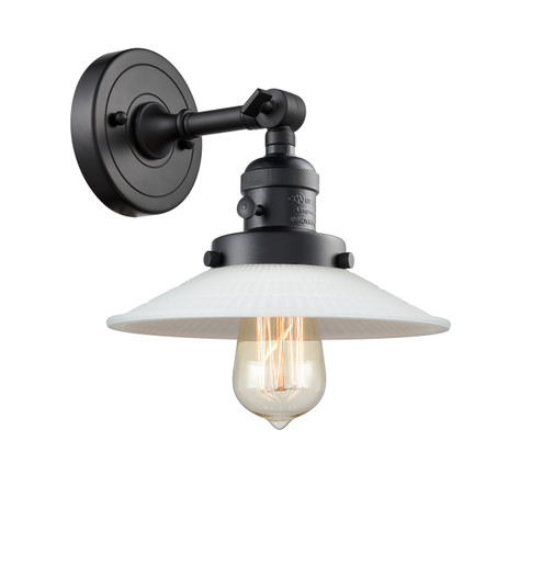 Franklin Restoration One Light Wall Sconce in Matte Black (405|203SW-BK-G1)