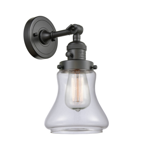 Franklin Restoration One Light Wall Sconce in Oil Rubbed Bronze (405|203SW-OB-G192)