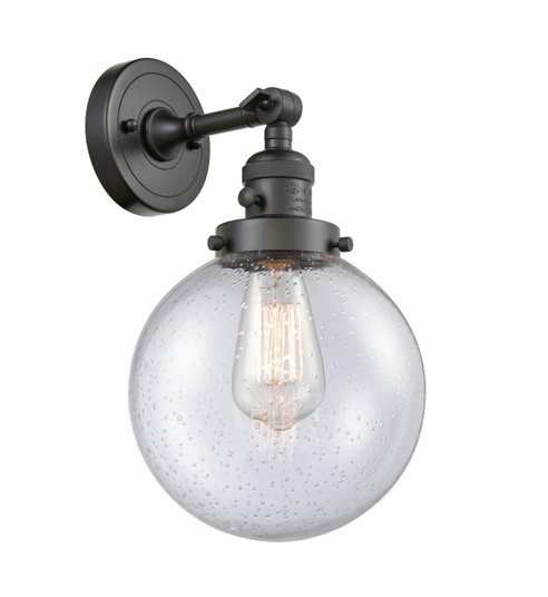Franklin Restoration LED Wall Sconce in Oil Rubbed Bronze (405|203SW-OB-G204-8-LED)