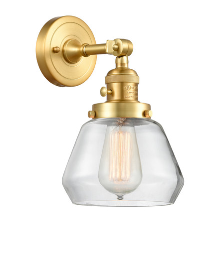 Franklin Restoration One Light Wall Sconce in Satin Gold (405|203SW-SG-G172)