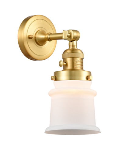 Franklin Restoration One Light Wall Sconce in Satin Gold (405|203SW-SG-G181S)