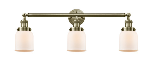 Franklin Restoration Three Light Bath Vanity in Antique Brass (405|205-AB-G51)