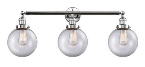 Franklin Restoration Three Light Bath Vanity in Polished Chrome (405|205-PC-G202-8)