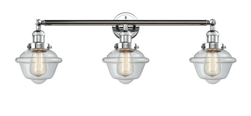 Franklin Restoration Three Light Bath Vanity in Polished Chrome (405|205-PC-G532)
