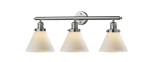 Franklin Restoration Three Light Bath Vanity in Polished Nickel (405|205-PN-G41)