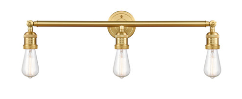 Franklin Restoration Three Light Bath Vanity in Satin Gold (405|205-SG)