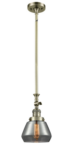 Franklin Restoration One Light Mini Pendant in Antique Brass (405|206-AB-G173)