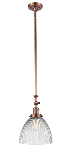 Franklin Restoration One Light Mini Pendant in Antique Copper (405|206-AC-G222)