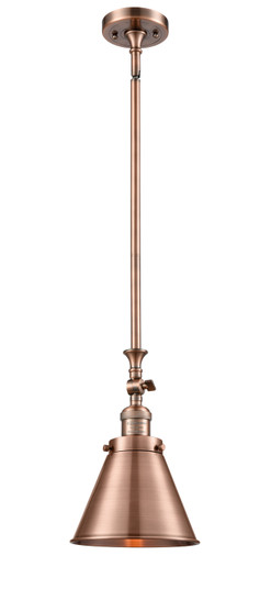 Franklin Restoration One Light Mini Pendant in Antique Copper (405|206-AC-M13-AC)