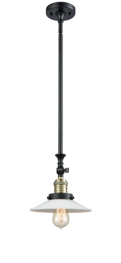Franklin Restoration One Light Mini Pendant in Black Antique Brass (405|206-BAB-G1)