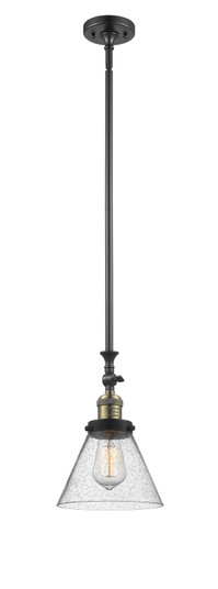 Franklin Restoration One Light Mini Pendant in Black Antique Brass (405|206-BAB-G44) Franklin Restoration One Light Mini Pendant in Black Antique Brass (405|206-BAB-G44)