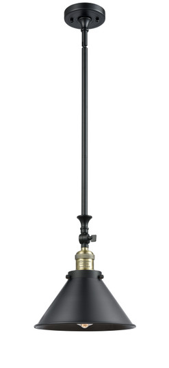 Franklin Restoration LED Mini Pendant in Black Antique Brass (405|206-BAB-M10-BK-LED)