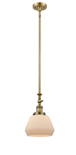 Franklin Restoration LED Mini Pendant in Brushed Brass (405|206-BB-G171-LED)