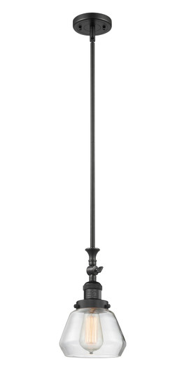 Franklin Restoration LED Mini Pendant in Matte Black (405|206-BK-G172-LED)