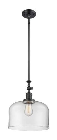 Franklin Restoration One Light Mini Pendant in Matte Black (405|206-BK-G72-L)
