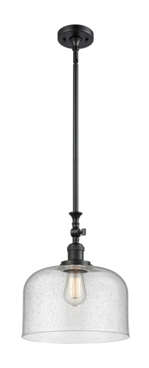 Franklin Restoration One Light Mini Pendant in Matte Black (405|206-BK-G74-L)