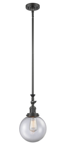 Franklin Restoration One Light Mini Pendant in Oil Rubbed Bronze (405|206-OB-G202-8) Franklin Restoration One Light Mini Pendant in Oil Rubbed Bronze (405|206-OB-G202-8)