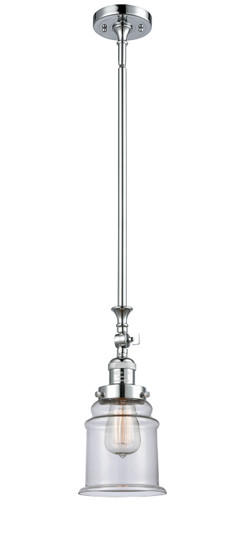 Franklin Restoration One Light Mini Pendant in Polished Chrome (405|206-PC-G182)