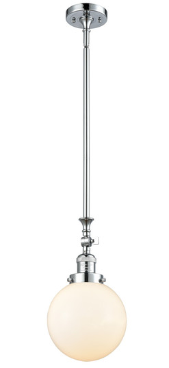 Franklin Restoration LED Mini Pendant in Polished Chrome (405|206-PC-G201-8-LED)