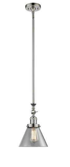 Franklin Restoration One Light Mini Pendant in Polished Nickel (405|206-PN-G42)