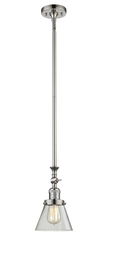 Franklin Restoration One Light Mini Pendant in Polished Nickel (405|206-PN-G62)