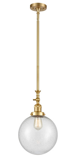 Franklin Restoration LED Mini Pendant in Satin Gold (405|206-SG-G204-10-LED)