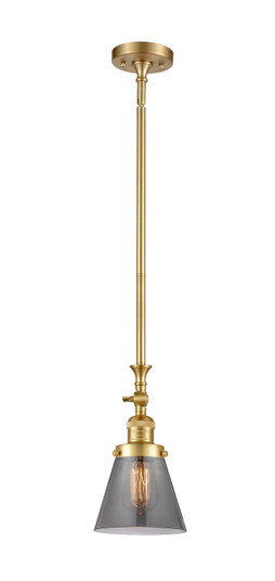 Franklin Restoration One Light Mini Pendant in Satin Gold (405|206-SG-G63)