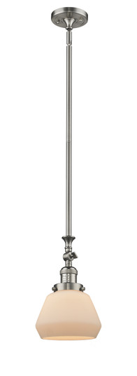 Franklin Restoration LED Mini Pendant in Brushed Satin Nickel (405|206-SN-G171-LED)