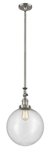 Franklin Restoration One Light Mini Pendant in Brushed Satin Nickel (405|206-SN-G204-12)