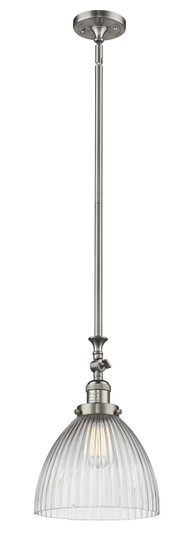 Franklin Restoration One Light Mini Pendant in Brushed Satin Nickel (405|206-SN-G222)