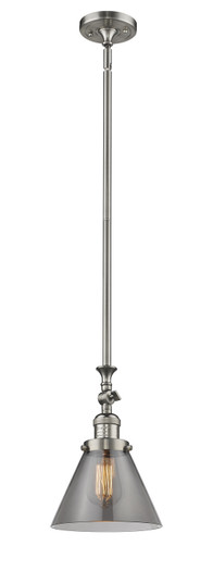 Franklin Restoration LED Mini Pendant in Brushed Satin Nickel (405|206-SN-G43-LED)