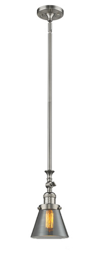 Franklin Restoration One Light Mini Pendant in Brushed Satin Nickel (405|206-SN-G63)