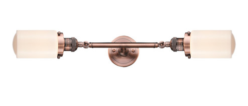 Franklin Restoration LED Bath Vanity in Antique Copper (405|208L-AC-G311-LED)